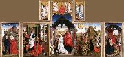 unknow artist Nativity Triptych Spain oil painting artist